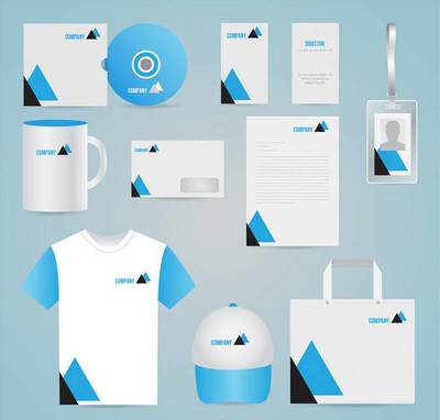 藍色服裝辦公VI設計 塑造專業、信賴的企業形象